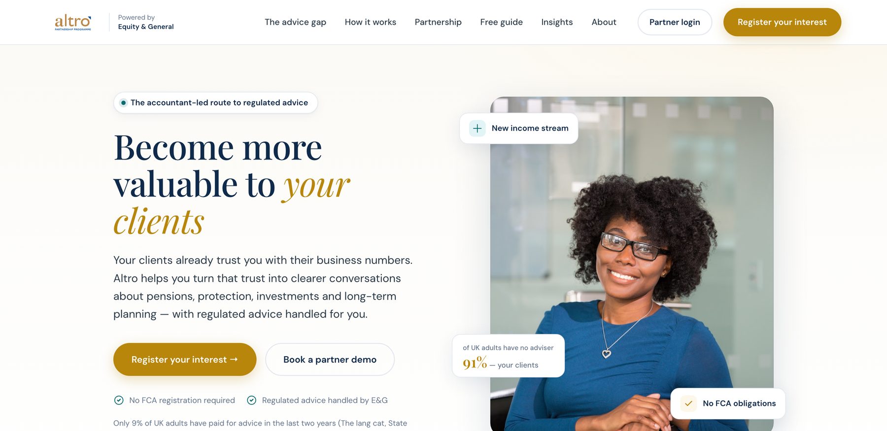 Altro Partners — accountant-led financial advice platform