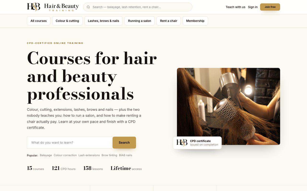 Hair & Beauty Training