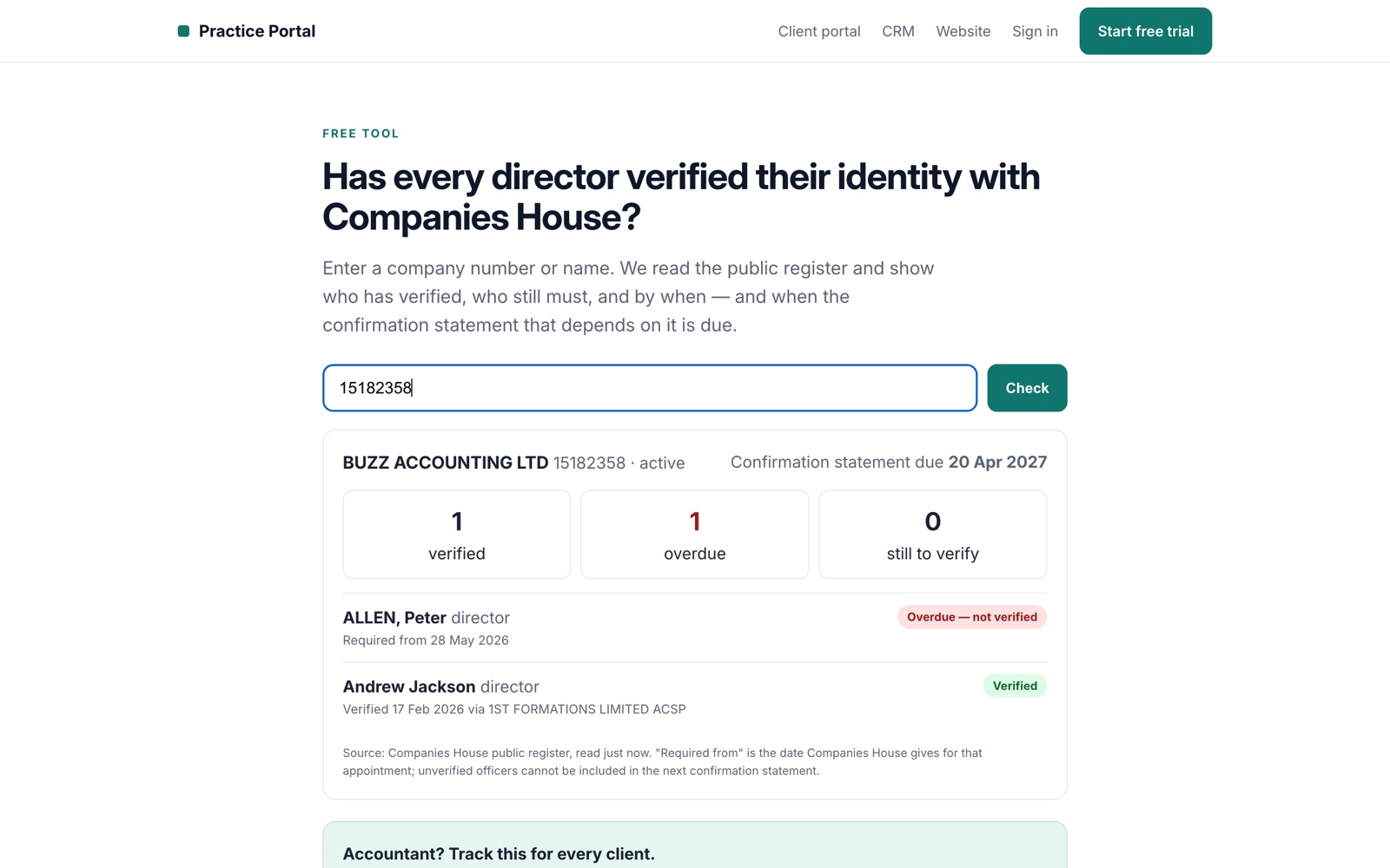 IDV Checker