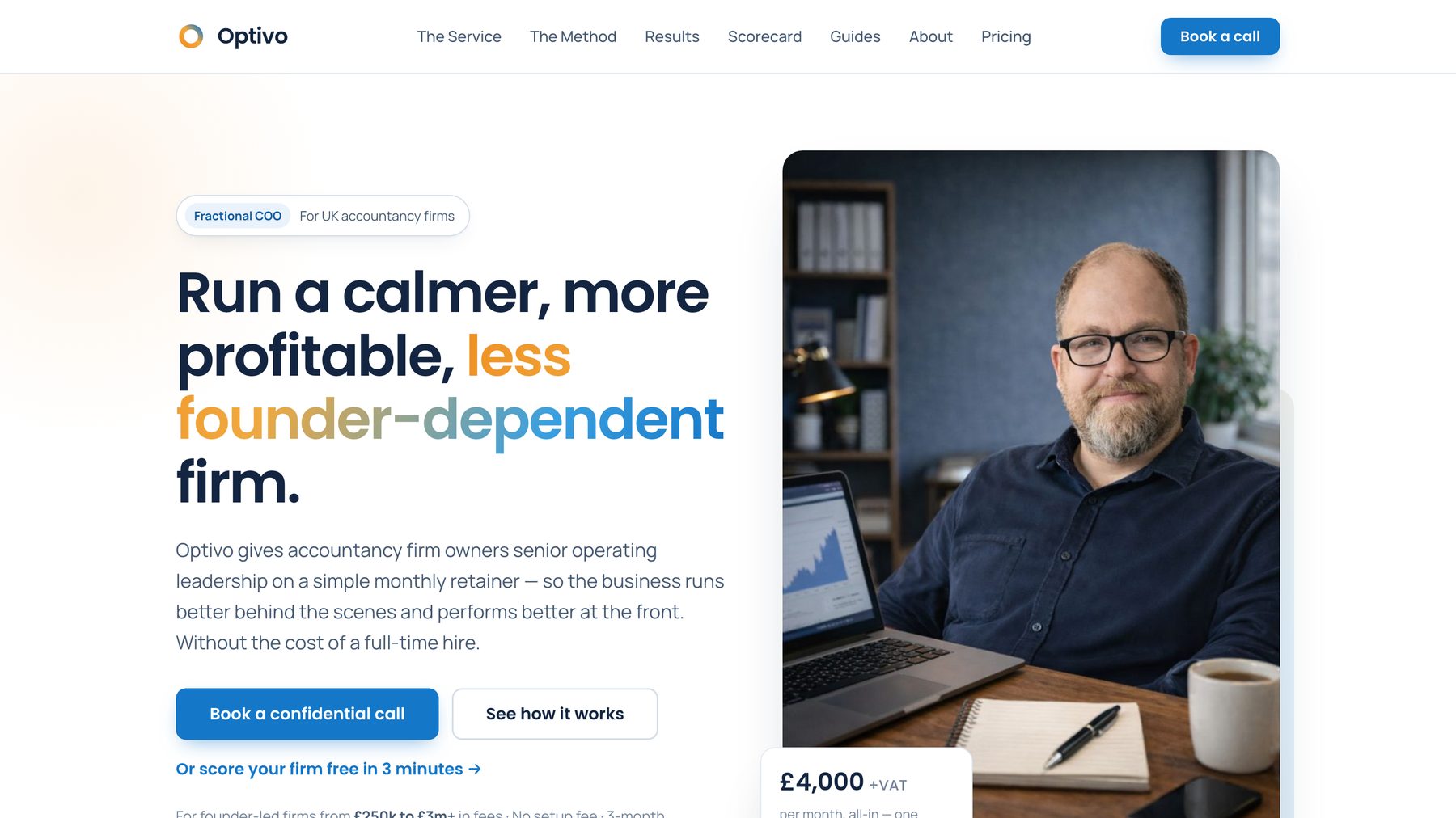 Optivo — fractional COO service and delivery platform